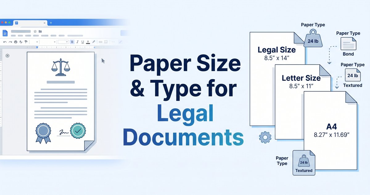 Legal Paper Size and Type: Complete Guide | Tools4PDF